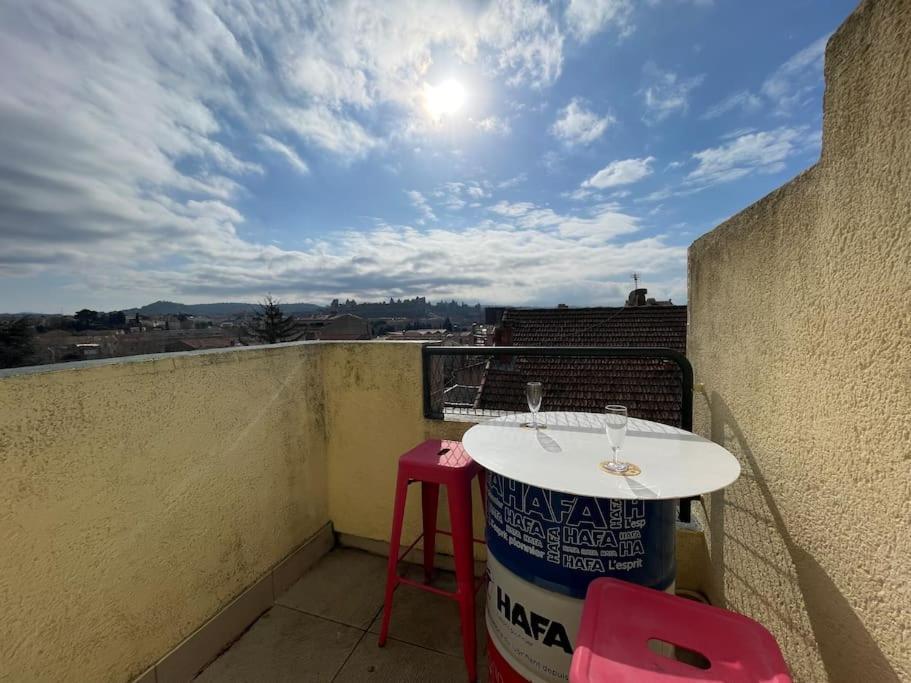 Duplex 70M2 - Vue Cite Medievale - Parking Gratuit Carcassone Kültér fotó
